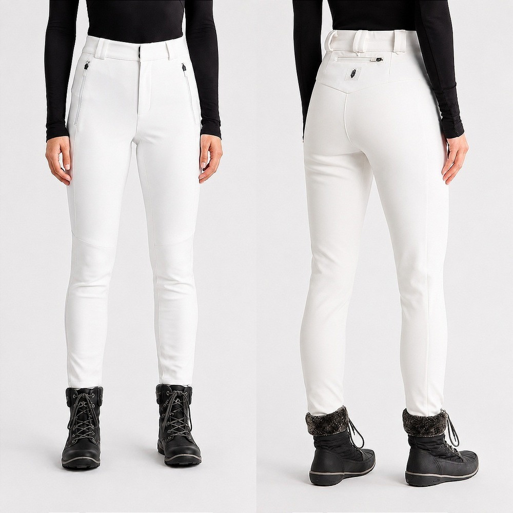 Free People FP Movement Chill Factor Water Resistant Ski Leggings White Large